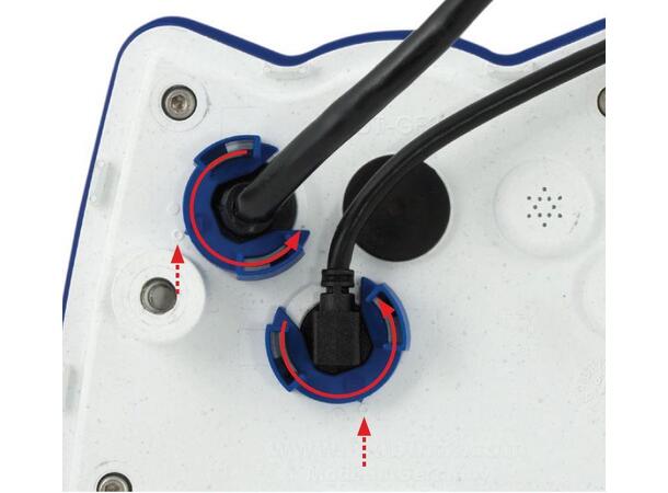 Mobotix MX-OPT-CBL-LAN-1 Ethernet Patch Cable, 1 m 